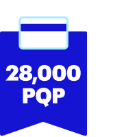 Earn up to 28,000 Premier qualifying points (PQP) annually icon