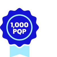 1,000 Card Bonus Premier® qualifying points (PQP) icon